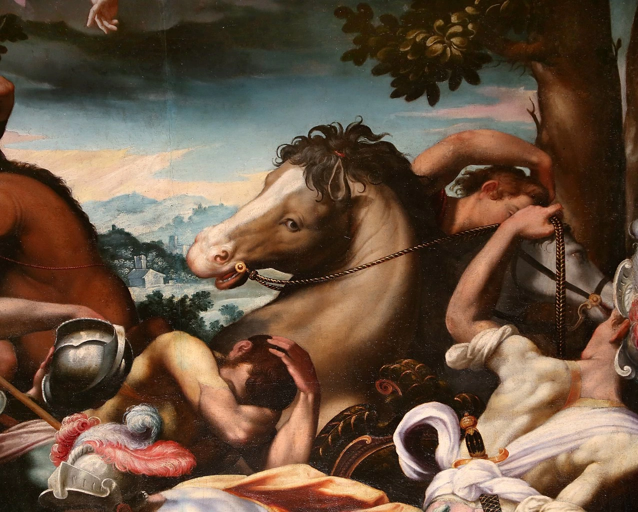 Aurelio Lomi - Conversione di San Paolo, Santi Stefano e Niccolao (Pescia), dettaglio 1
